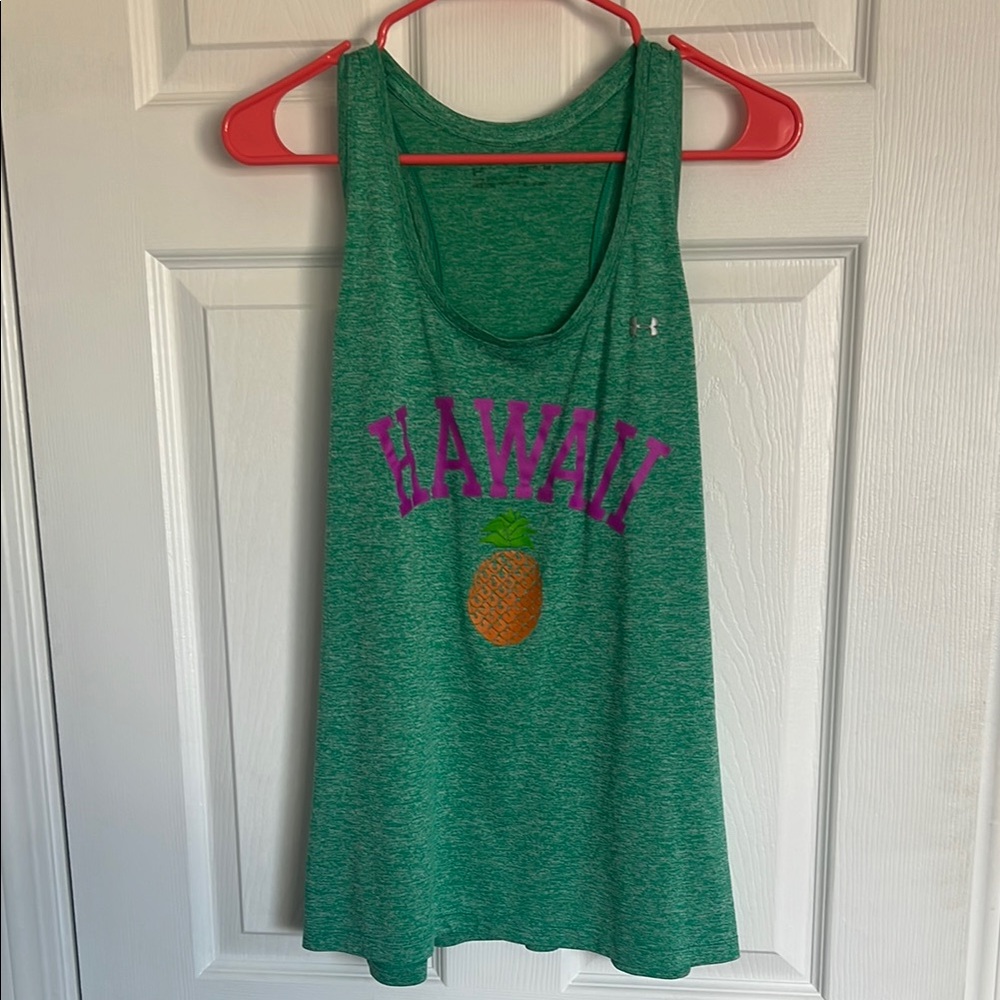 Under Armour Green Hawaii Tank Top